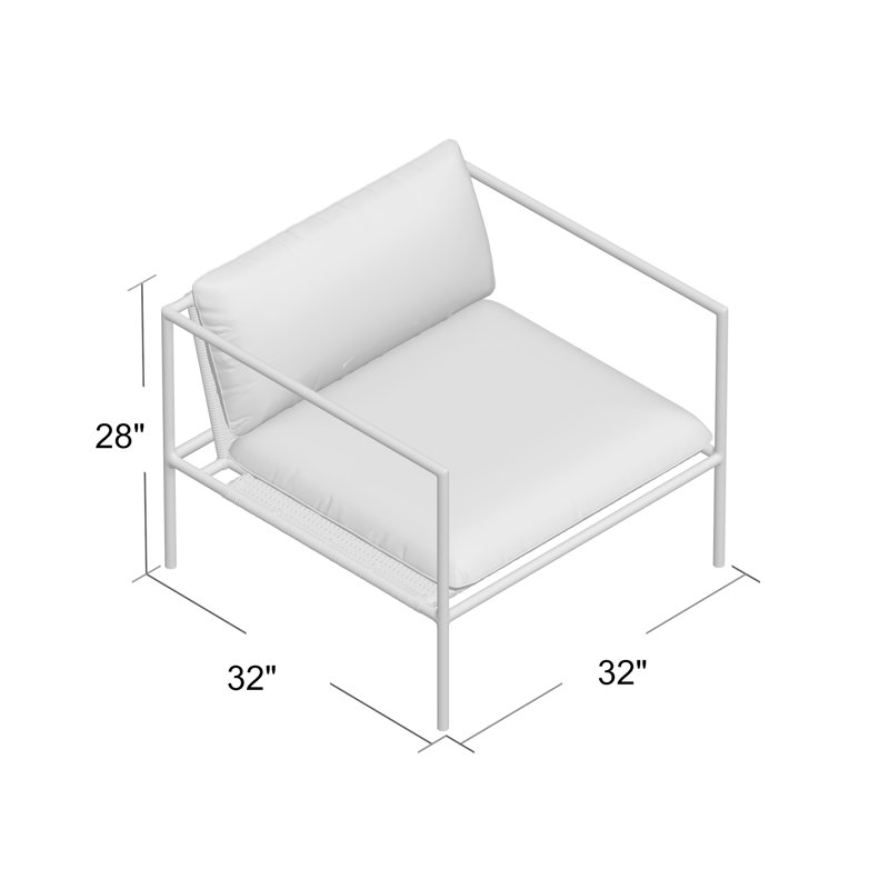 Dog Days Outdoor Lounge Chair, Sunbrella Coal, Charcoal