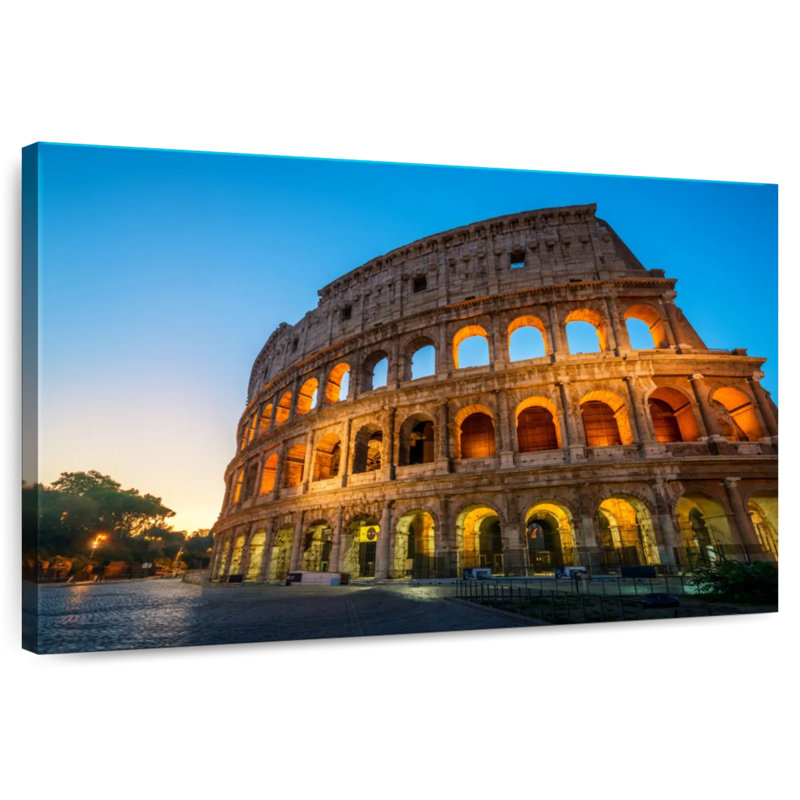 Lilie Colosseum In Italy, 26" H x 39" W