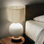 Abat-jour tambour en lin blanc-801917637-801917639