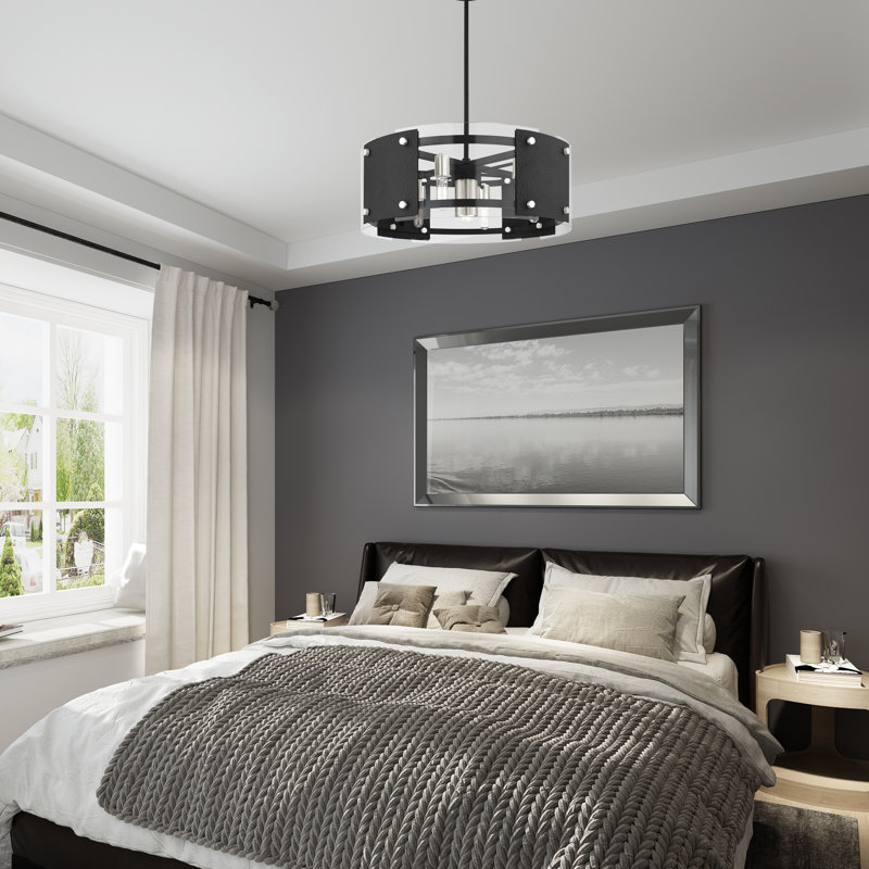 Barcelo 7 - Light Matte Black Pendant