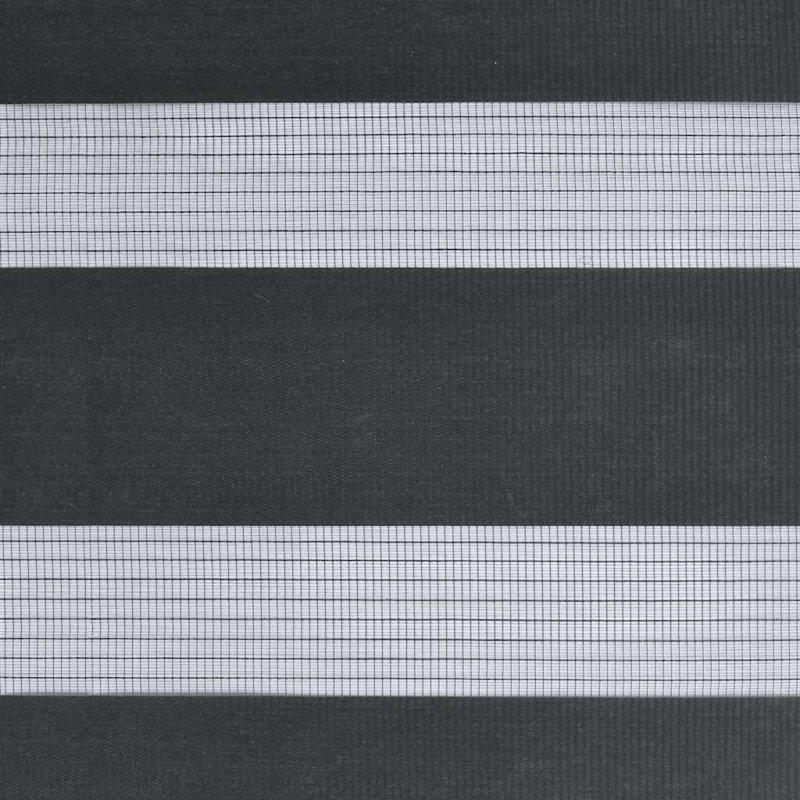 George Oliver Zebra Blind Polyester, 65cmW x 100cmL, Black