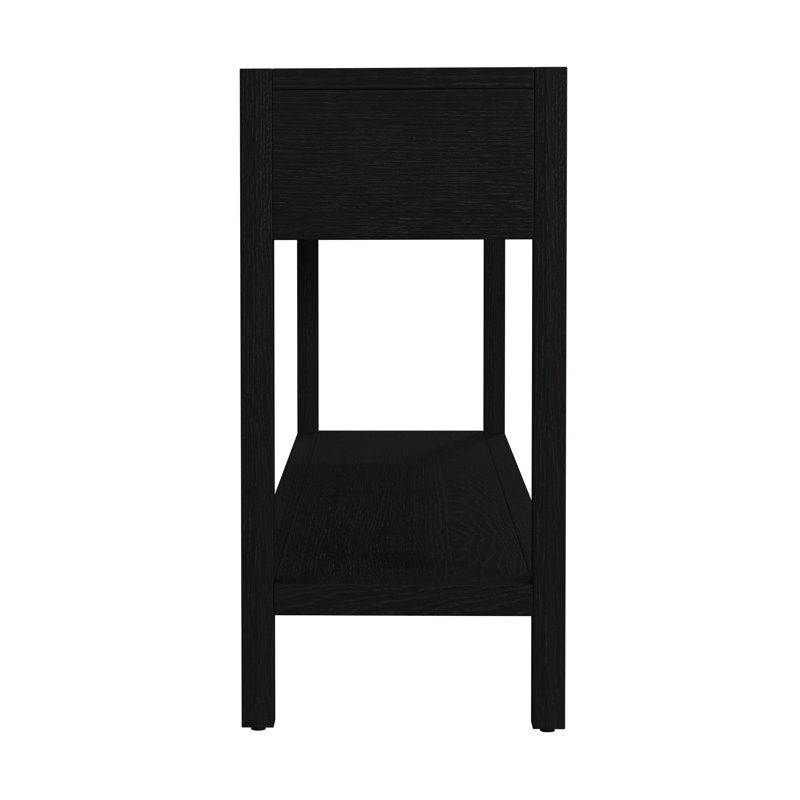 Lark 3 Drawer 65" Console Table, Black