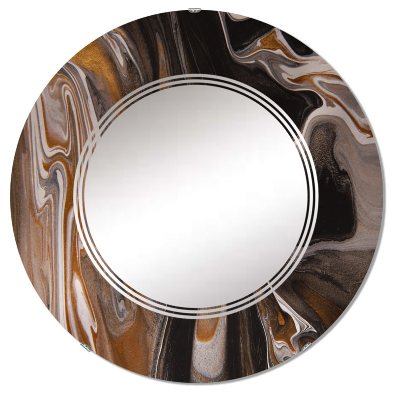 Circle Mirror, 24" x 24"