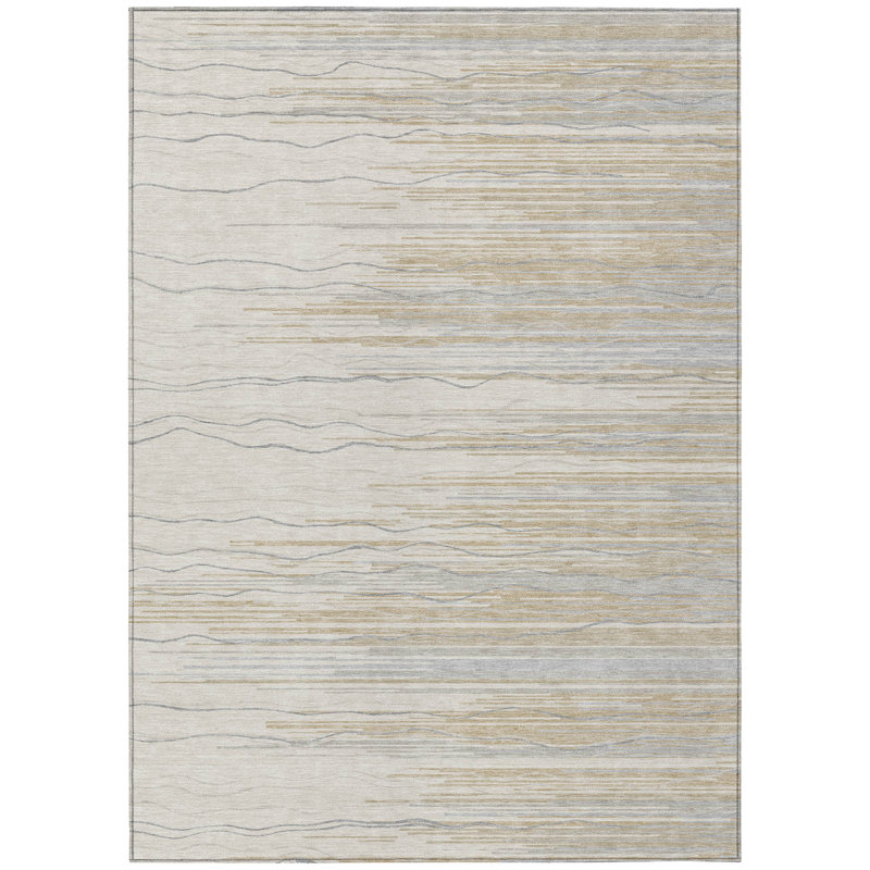  Machine Washable Indoor/Outdoor Chantille ACN996 Paprika Area Rug, Rectangle 2'6" x 3'10"