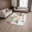 Stylish Woven Carpet (4.6 x 7.2 ft), 100% Polyester, 0.3 in Pile Height | Antibacterial & Non-Slip Underside, Machine Washable | Durable with 3D Digital Printing, Perfect for Living Room & Bedroom Decor-1247373057