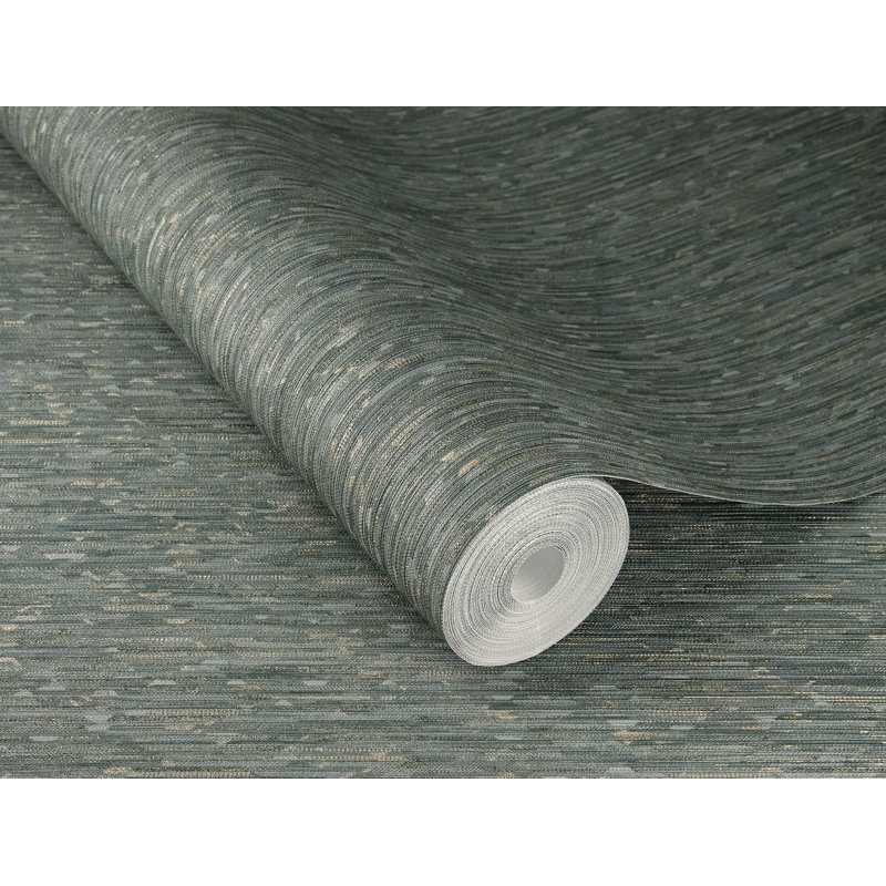 Papier peint texturé en tissu, Vert