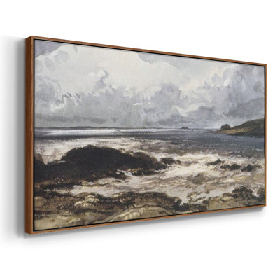 Série nautique-CD XXXIV - Toile tendue avec châssis encadré - Prêt à être accroché