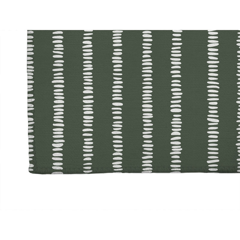 Scatter Row Non-Slip Outdoor Rug, Runner 2'6" x 8'