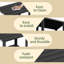 Table d'appoint 17 "avec tablettes