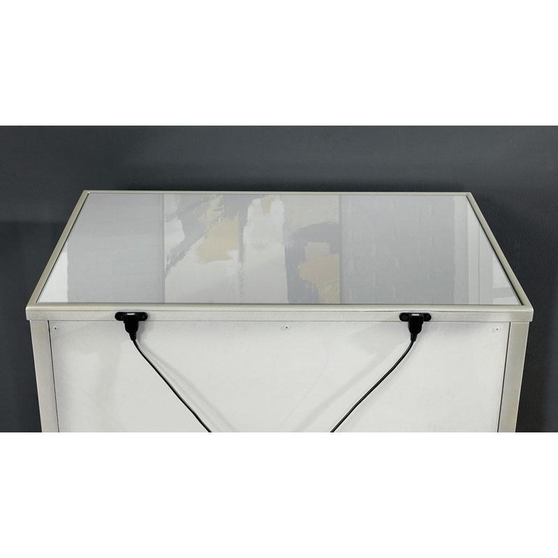 Table de chevet 1 pièce Glam