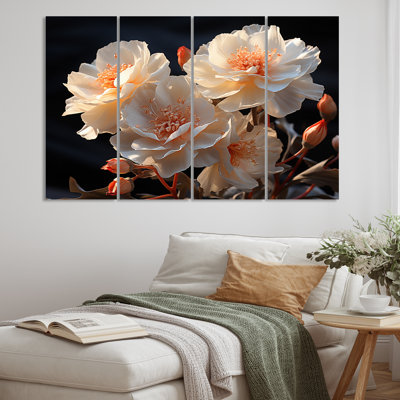 Carnations Field II Cities & Countries Wall Decor on Metal