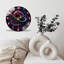 Horloge murale silencieuse en verre trempé de 30 cm, « Horloge murale néon dragon », sans tic-tac, fonctionne avec des piles (piles AA non comprises), décoration artistique pour la maison