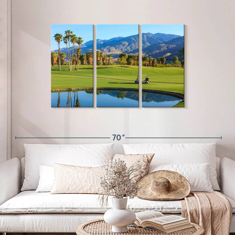 Parcours de golf pittoresque de Sirci à Palm Springs, H 28 po x l 45 po