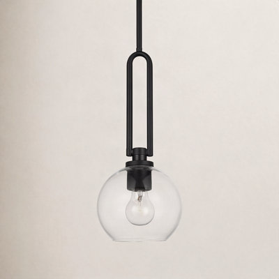 Hermina Single Light Glass Dimmable Pendant