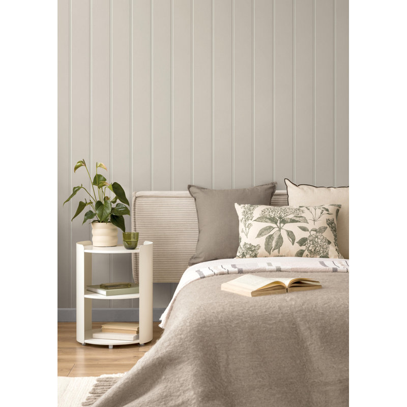 Imitation Group Painted Wood Panel Wallpaper, Stone