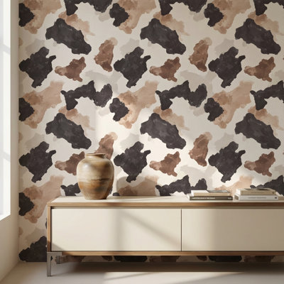 Camouflage Wallpaper Abstract Modern Wall Mural