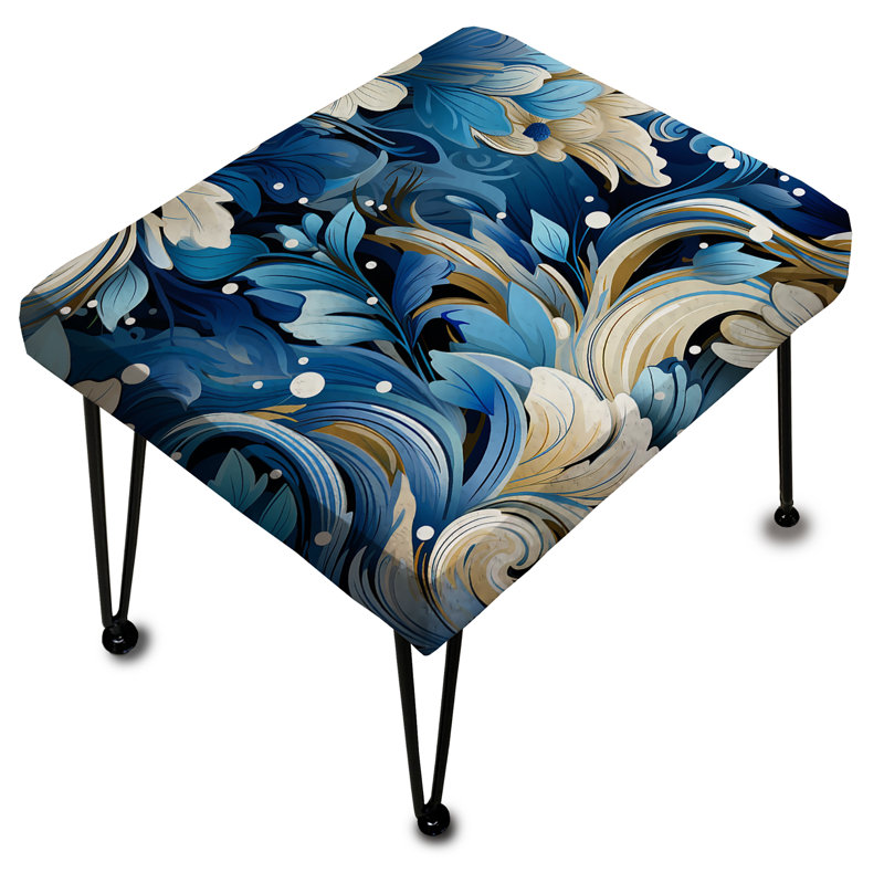 Repose-pieds Nautique Allure Paisley