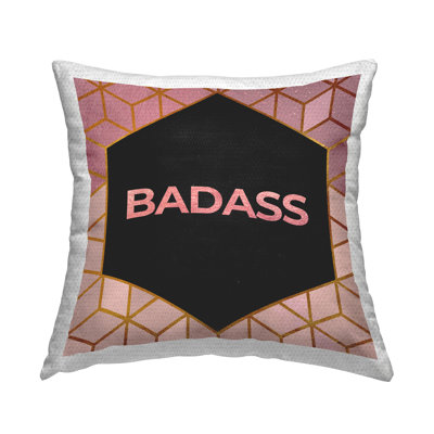 Geometric Indoor/Outdoor Throw Pillow