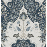 Auden Green Floral Grandeur Wallpaper
