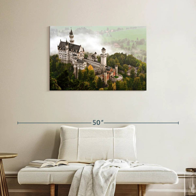Lilie Misty Neuschwanstein Castle, H 24 po x l 36 po