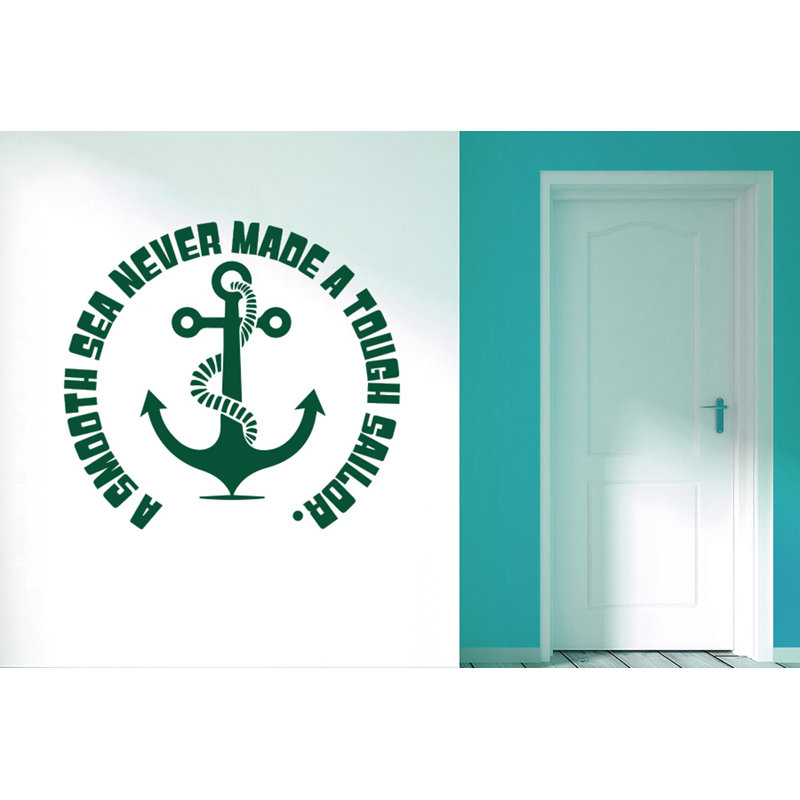 Nautical & Beach Wall Decal, Dark Green