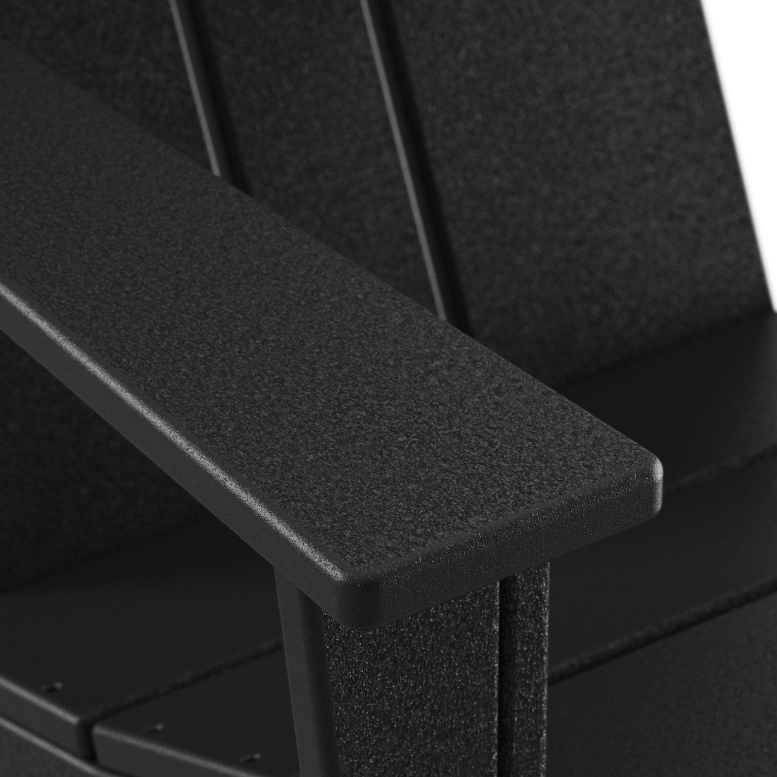 POLYWOOD x AllModern Plastic Adirondack Chair, Black