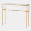 Cut Iron 38'' W Marble Console Table-752566124-752566125