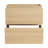 30" Bathroom Vanity Without Sink - Modern Double Drawer Fixture Freestanding In Oak Engineered Wood Storage Vanity, Cabinet With Drawer, Modern, Engineering Wood, Long-Lasting