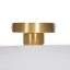 Plafonnier semi-encastré Mid-Century moderne beige-116510845
