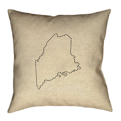 Coussin Katelyn Smith Maine Dash Outline