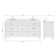 ARIEL Monroe 73 Double Sink Bathroom Vanity with Pure Quartz Top