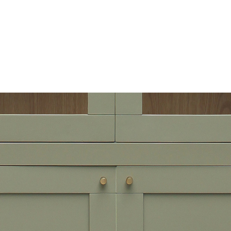 Hannah Tall Cabinet Black, Green