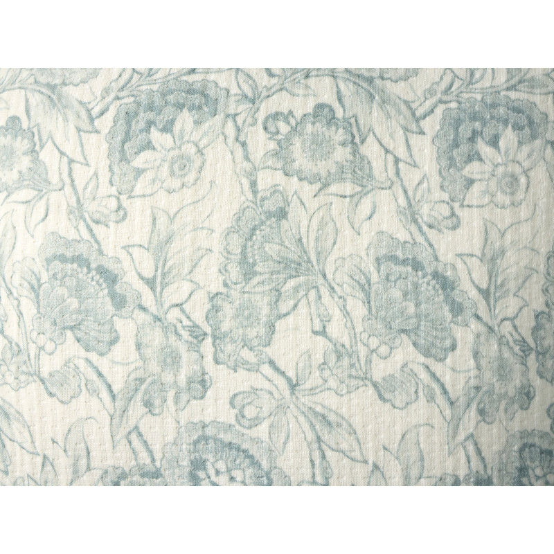 Balboa Organic Print Reversible Throw Pillow, Undyed w/Dew