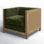 Fauteuil en velours l 34 po Celsa-1000426855