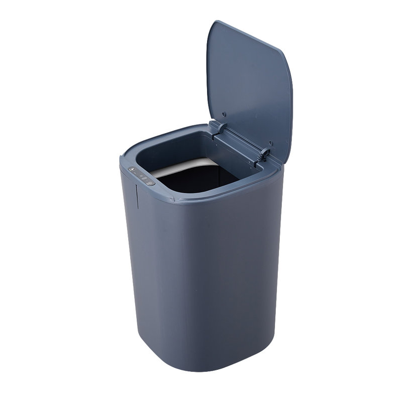 Plastic Motion Sensor Waste Bin - 16L, Grey