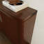 Armoire de rangement 39 po Mid-Century en rotin moderne avec 2 trous de sortie et tablettes-1988320706