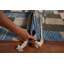 Tapis marocain moderne à motif abstrait All-Over 12 x 20