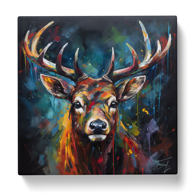 Stag Expressionism - No Frame Print
