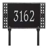 Boston Personalized Standard 1-Line Lawn Address Sign