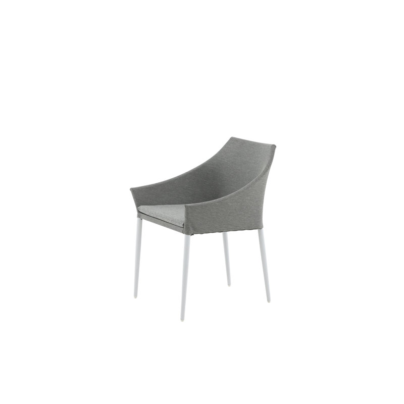 Pollocksville Patio Dining with Cushion, White