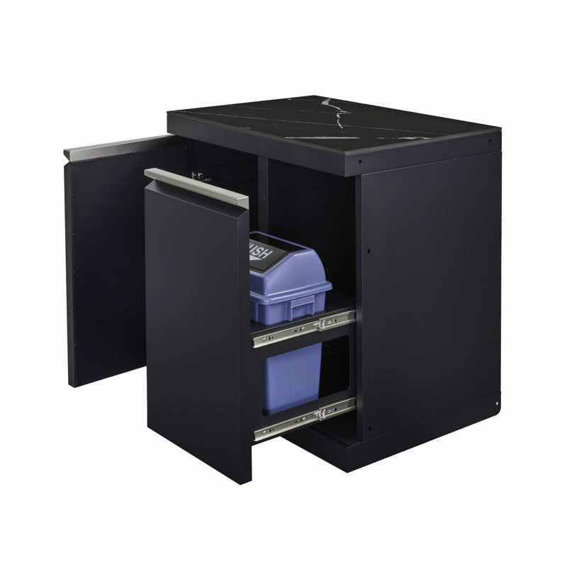 Poubelle et armoire de rangement Akoah
