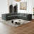 Karr 5-Seater L-Shape Boneless Compression Modular Sofa-422299382