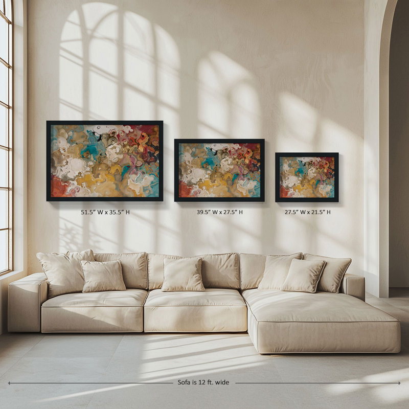 Proverbs 17:6 Generations Of Joy By Mark Lawrence Print, 21.5" H x 27.5" W x 0.75" D, Framed Acrylic, Black
