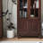 American style solid wood home bookcase