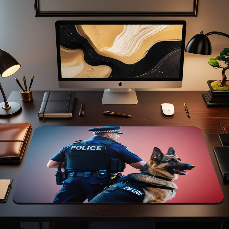Polyester Desk Pad, 31.5x15.5