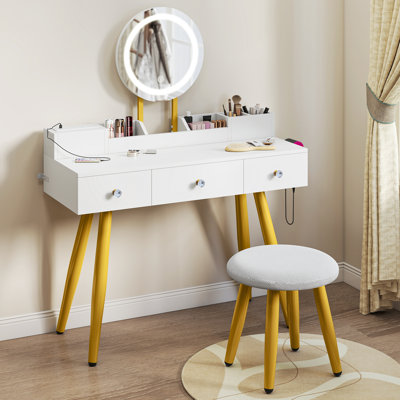 Dressing Table with Mirror