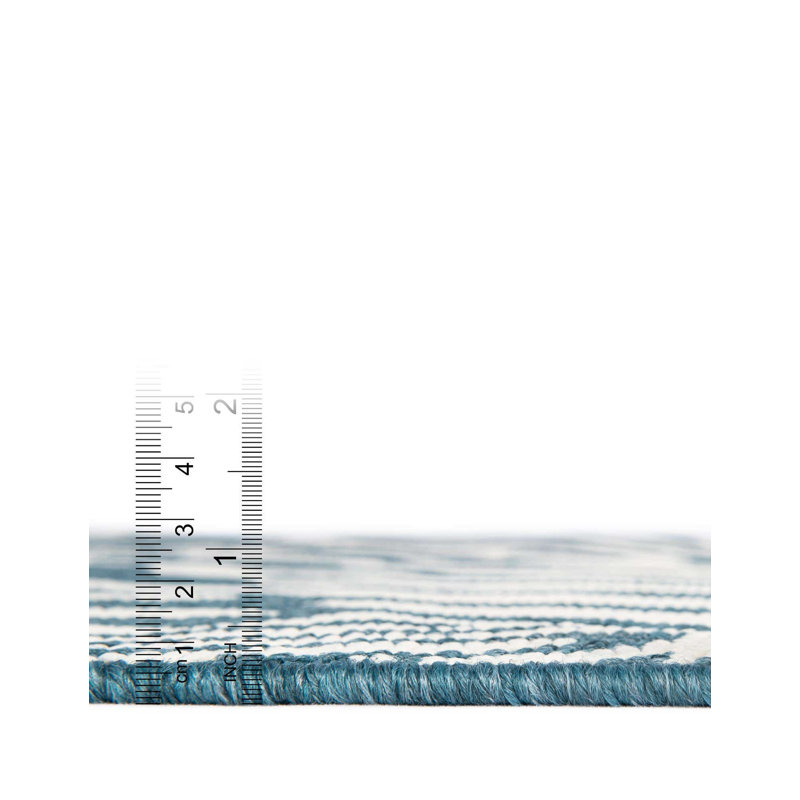 Gurjot Indoor/Outdoor Area Rug, Rectangle 5'1" x 8'