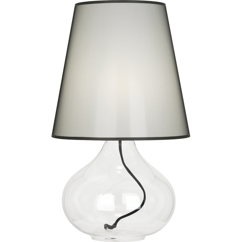 June Table Lamp, Black, 23.5" H x 11.38" W x 15" D