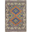 Tapis rectangulaire en laine tissé à plat 2 pi x 2 pi 11 po Adali