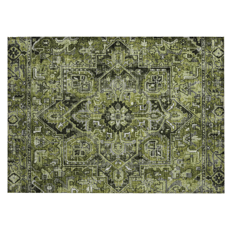 Washable Oriental Indoor / Outdoor Rug